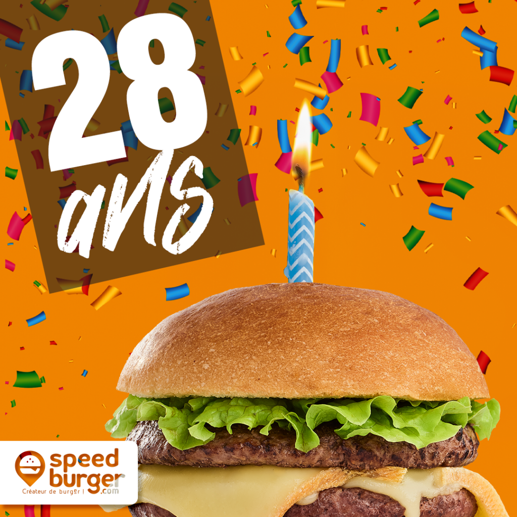 📣 Speed Burger fête ses 28 années d’existence !